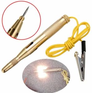 WellHise 7747 12V Araç Oto Araba Timsah Ağızlı Kontrol Test Kalemi