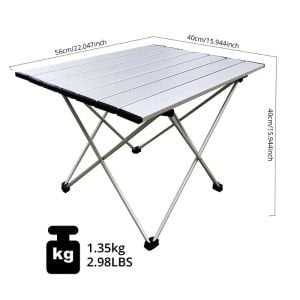 electroon Taşınabilir Katlanabilir 56x40x41cm Kamp Masası