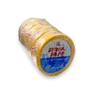 Sunup SN-27919 0.13x18mm Sarı İzole Elektrikçi Bant 10Metre - 5Adet