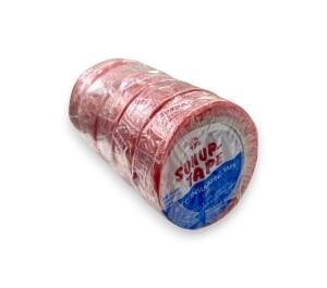 Sunup SN-27919 0.13x18mm Kırmızı İzole Elektrikçi Bant 10Metre - 5Adet