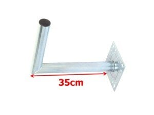 SAB 35cm L Çanak Anten Ayağı Galvaniz Paslanmaz