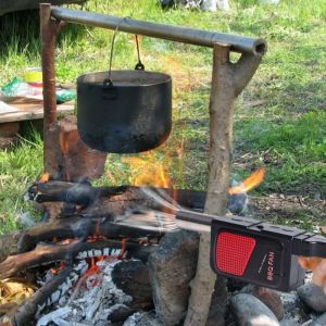 electroon Taşınabilir Pilli Barbekü-Mangal Hava Üfleyici
