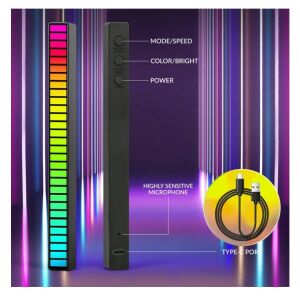 electroon USB Girişli Müziğe Duyarlı Led