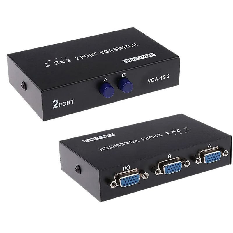 PowerMaster PM-4263 2Port VGA Switch 2Giriş-1Çıkış