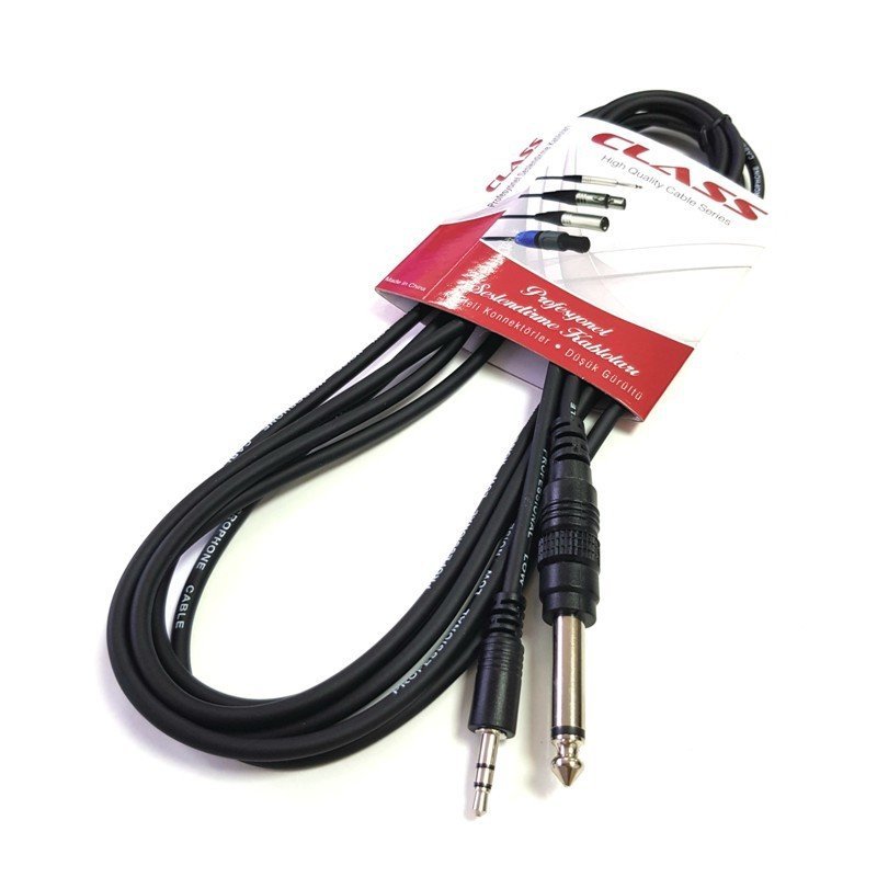 CLASS KB3503 6.3 Mono - 3.5 Stereo Kablo 3metre