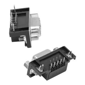 electroon 9Pin Erkek D-SUB 90 Derece Konnektör