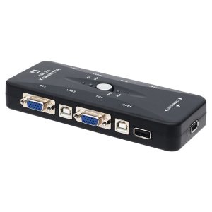 Powermaster PM-15166 4 Port Kablolu Usb Manuel Kwm Switch