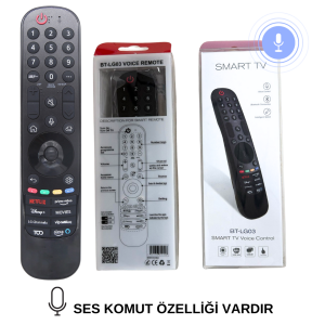 LG TOD Tuşlu Android LED TV Kumanda Ses Komutlu +AirMouse BT-LG03