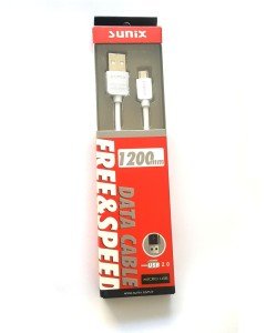 Sunix Free Speed Micro USB Hızlı Şarj Kablosu 1.2mt