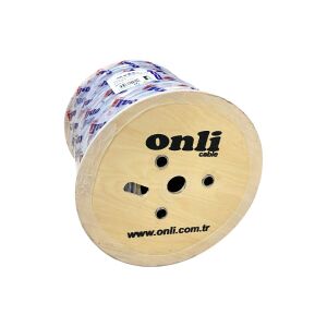 Onli 305Mt 23AWG Dış Ortam UTP CAT6 Network Kablosu Şeffaf Yerli Üretim