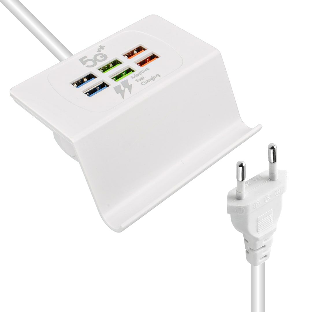Powermaster 6xUSB 3.1A Masa Üstü Şarj Standı