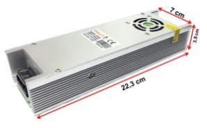 FULLY 12V 30A İnce Kasa Adaptör 22,3x3,9x7cm