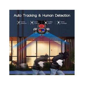 Avenir AV-S263W Beyaz 3 Kameralı 6MP Güneş Panelli Solar Wifi PTZ Kamera