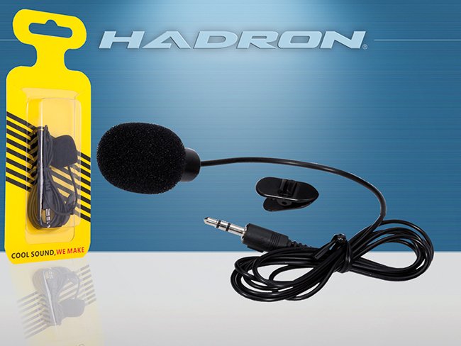 Hadron Yaka Mikrofonu Bilgisayar Notebook Mini Mikrofon 1,5mt Kablolu