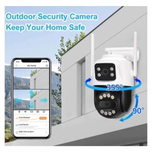 electroon RS-5112 2x2MP 2 Kameralı Akıllı Wi-Fi Güvenlik Kamerası