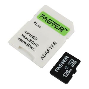 Faster 128GB UHS-I U1 Sınıf 10 Micro SDHC Hafıza Kartı