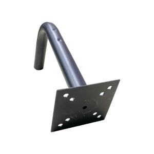 Antenci L Anten Borusu 40cm 40mm Siyah