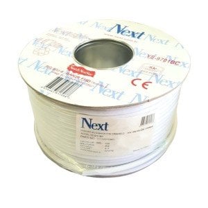 NEXT YE-9701 RG6U6 Bakır Trishield Uydu Kablosu 100Metre