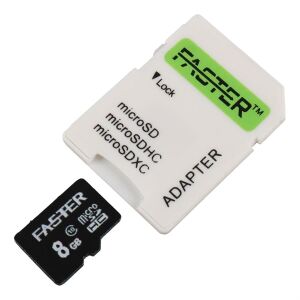 Faster 8GB UHS-I U1 Sınıf 10 Micro SDHC Hafıza Kartı