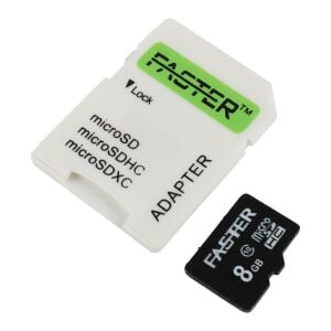 Faster 8GB UHS-I U1 Sınıf 10 Micro SDHC Hafıza Kartı