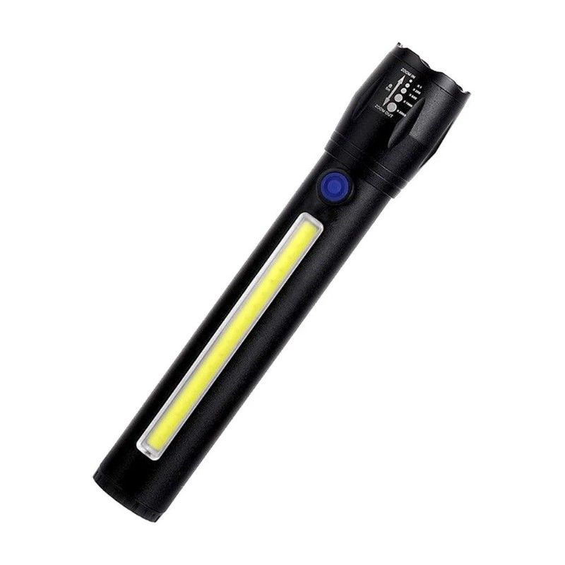 Powermaster Metal Flashlight Power Ledli Şarjlı El Feneri PM-14621