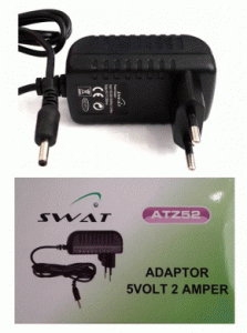 Piranha Tablet Adaptörü 5Volt 2 Amper