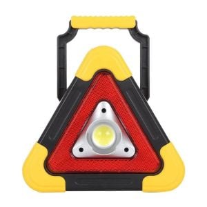 electroon HB-6609 Solar Şarjlı 500 Lümen Çok Fonksiyonlu Üçgen Reflektör Işıklı İkaz Lambası
