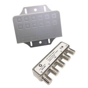 Novacom Premium 4x1 DiseqC Switch Kapaklı Su Geçirmez