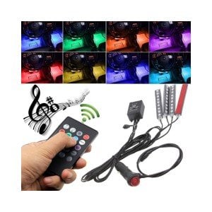Powermaster Sese Duyarlı Araç İçi RGB Led Animasyon