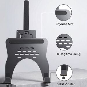 Powermaster PM-27096 Hareketli Amortisörlü Notebook Masa Standı
