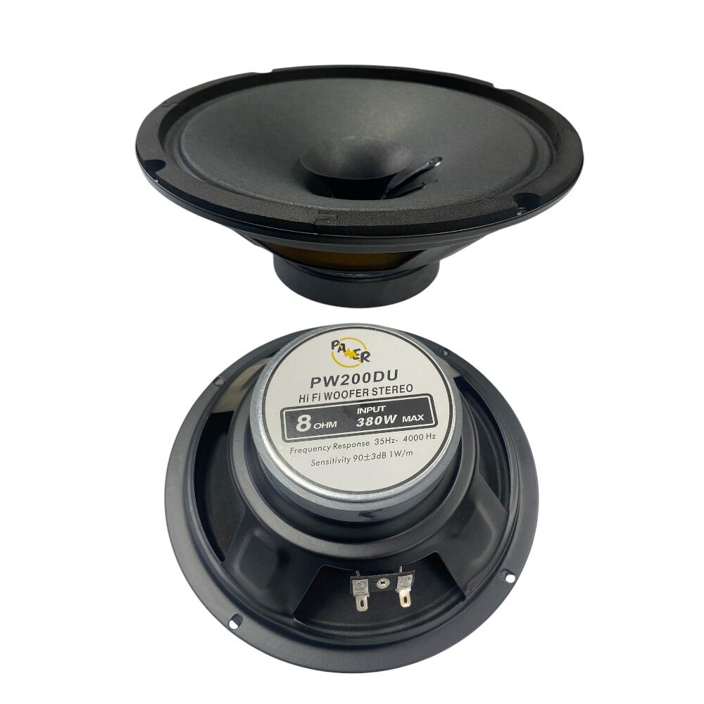 Pawer 20cm 380Watt 8ohm Kabin Hoparlör - 1Adet