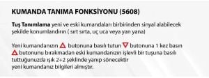Weko OF04 Kodlanabilir - Kopyalanabilir Garaj Kumandası