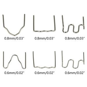 PowerMaster PM-25315 Oto Tampon Kaporta Plastik Onarım Tamir Kaynak Çivisi 6 Tip Şekil (600 Adet)