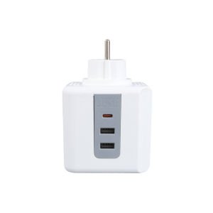 VEA VE-23089 3 Soketli 2xUsb+Type-C Çocuk ve Termal Akım Korumalı Priz