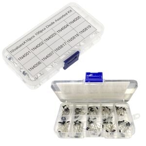 electroon 100Adet 10 Çeşit Kutulu Diyot Set