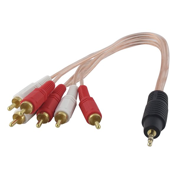 electroon 3,5mm Stereo Erkek 6Rca Erkek 5+1 Kablosu