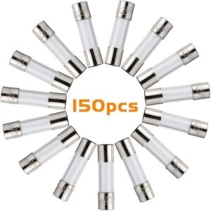 electroon 5x20mm Cam Sigorta 150Adet 15 Çeşit Kutulu Set