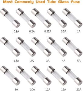 electroon 5x20mm Cam Sigorta 150Adet 15 Çeşit Kutulu Set