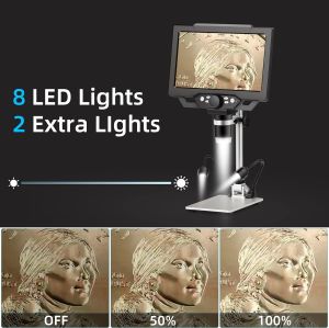 Class CMS-091 12MP 9'' Dijital Mikroskop 1600x Full HD