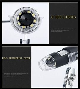 electroon 8Ledli 1600x Zoom Dijital Taşınabilir USB Mikroskop