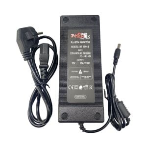 Hightek HT-1511E 12Volt 10Amper Adaptör 5.5x2.5mm Jak Fişli