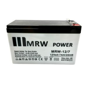 MRW Power 12Volt 7Amper UPS Akü 12V 7AH