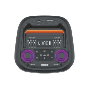 Rose HP-2150  Taşınabilir Hoparlör Kablosuz El Mikrofonlu Şarjlı Kumandalı Bluetooth 6.5”