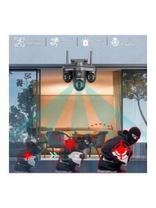 Avenir AV-S316 4 Kameralı 16MP 3 PTZ Dönebilen Wifi Sesli Kamera