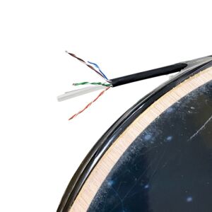Rose RDC-57 305mt 23Awg Outdoor Dış Ortam Siyah Cat6 Kablo 0.57mm