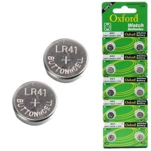 Oxford Ag3 Lr41 Alkalin Saat Pili 10'Lu Paket