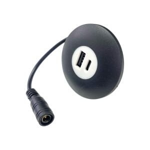 electroon DC12Volt 5.5x2.5mm Giriş USB-Type-C Şase Çıkış Şarjlık
