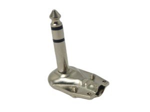 electroon 6.3mm L Tipi Stereo Metal Gitar Jak Erkek