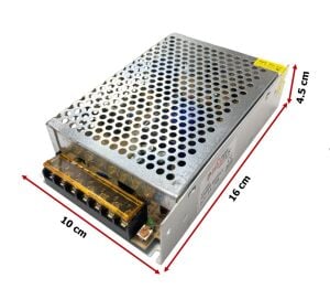 Hightek DC 24Volt 3Amper Adaptör Metal Kasa 160x100x45mm