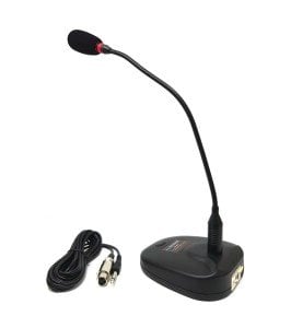 FullSound LEM-506 Masa Üstü Kablolu Konferans Mikrofonu Işıklı